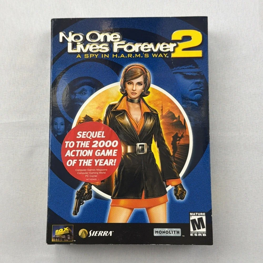 No One Lives Forever 2: A Spy in H.A.R.M.s Way NEW In Small Box PC\CD